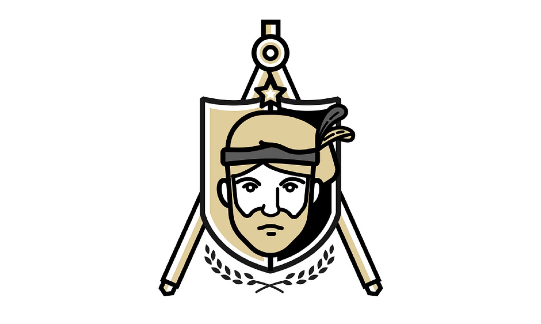 Circle family crest.